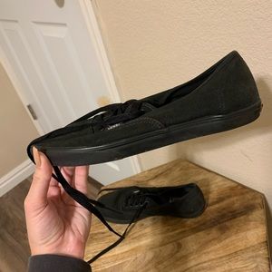 Black vans women’s size 7.5